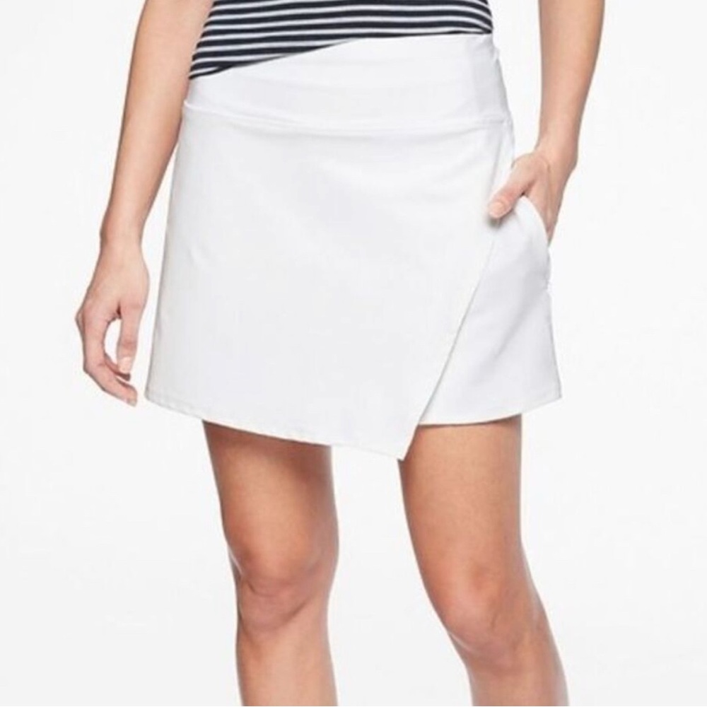 ATHLETA Volley Skort White 1X | Tennis Pickleball Athletic Skirt